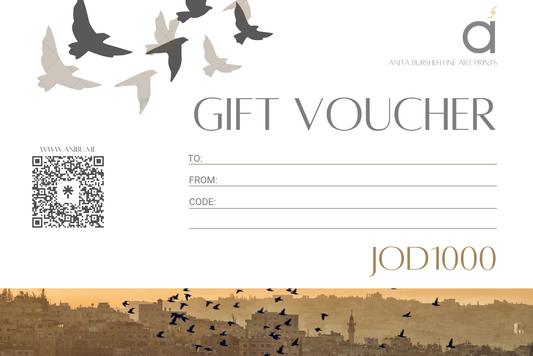 Anita Bursheh Fine Art Prints - gift card