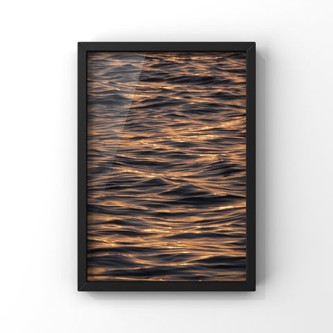 Golden Waters Of The Dead Sea