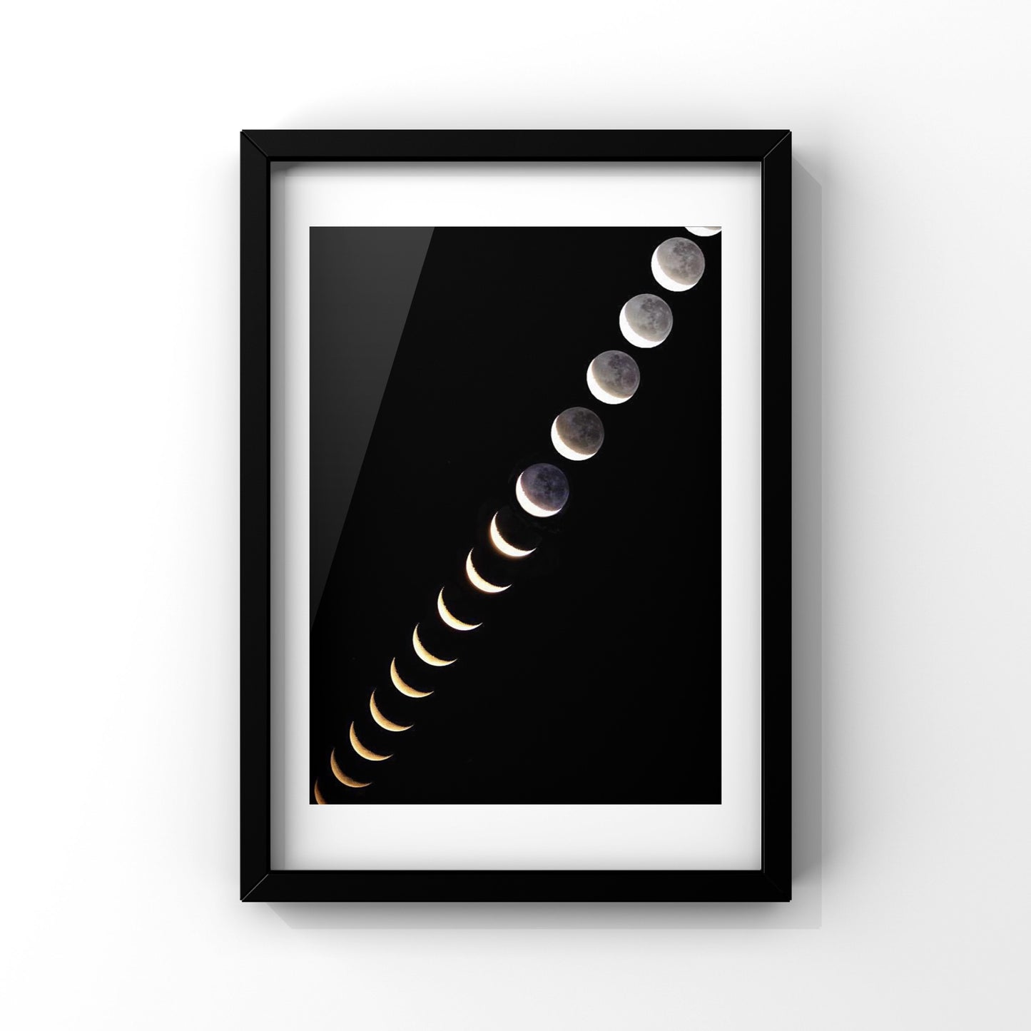 One Year Of Moon Phases