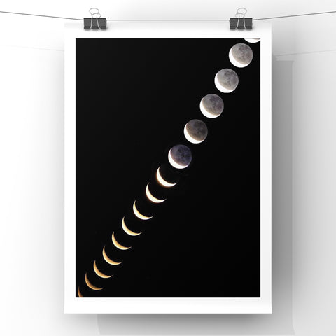 One Year Of Moon Phases
